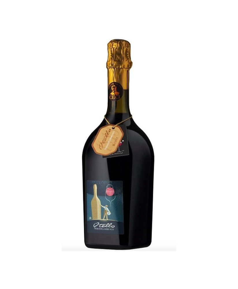 Shop online Lambrusco Otello Ceci, limited edition, best price on line sparkling red wine quality.