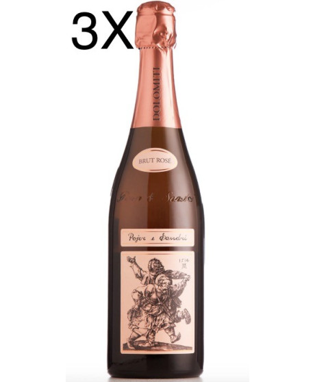 (3 BOTTIGLIE) Pojer e Sandri - Brut Rose' - Vigneti delle Dolomiti IGT - 75cl