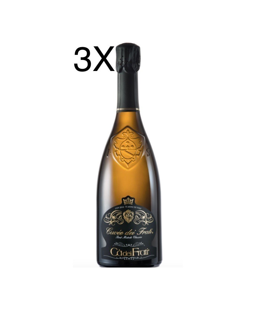 (3 BOTTIGLIE) Cà dei Frati - Cuvée dei Frati - Brut Metodo Classico - 75cl