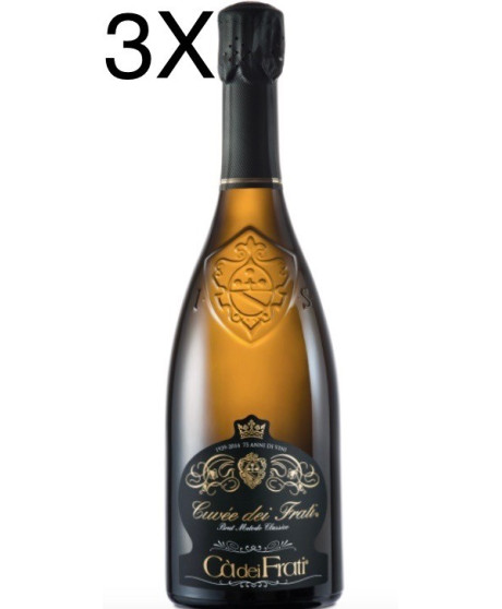 (3 BOTTIGLIE) Cà dei Frati - Cuvée dei Frati - Brut Metodo Classico - 75cl