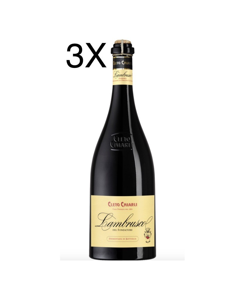 Online sale Lambrusco di Sorbara Cleto Chiarli founder's reserve, ancestral method lambrusco emiliano price