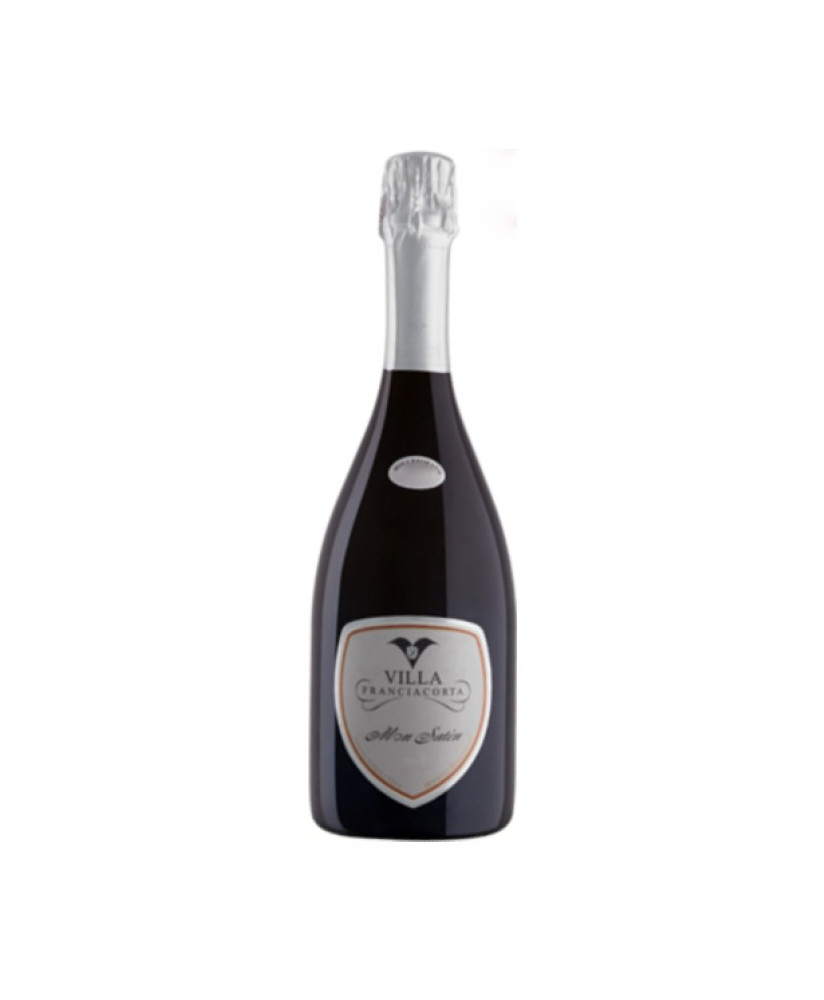 Sale online Italian Villa Franciacorta Brut Satèn Millesimato. Grapes: 100% Chardonnay. Sparkling white wine farm Villa Mon