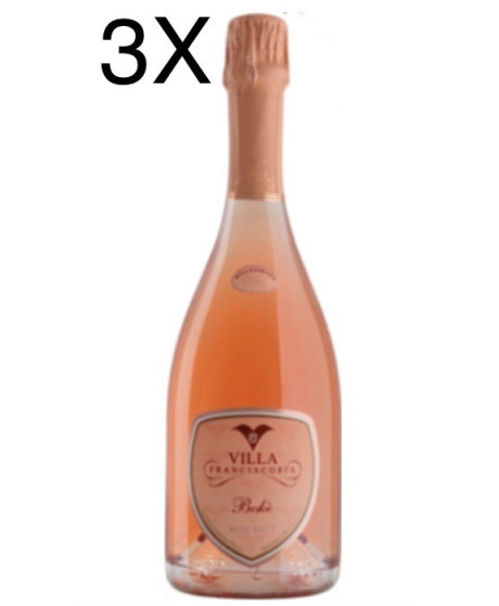 Vendita online Franciacorta Villa Bokè Rosé Brut Millesimato. Uvaggio: Chardonnay e Pinot Nero. Vino Rosè frizzante azienda