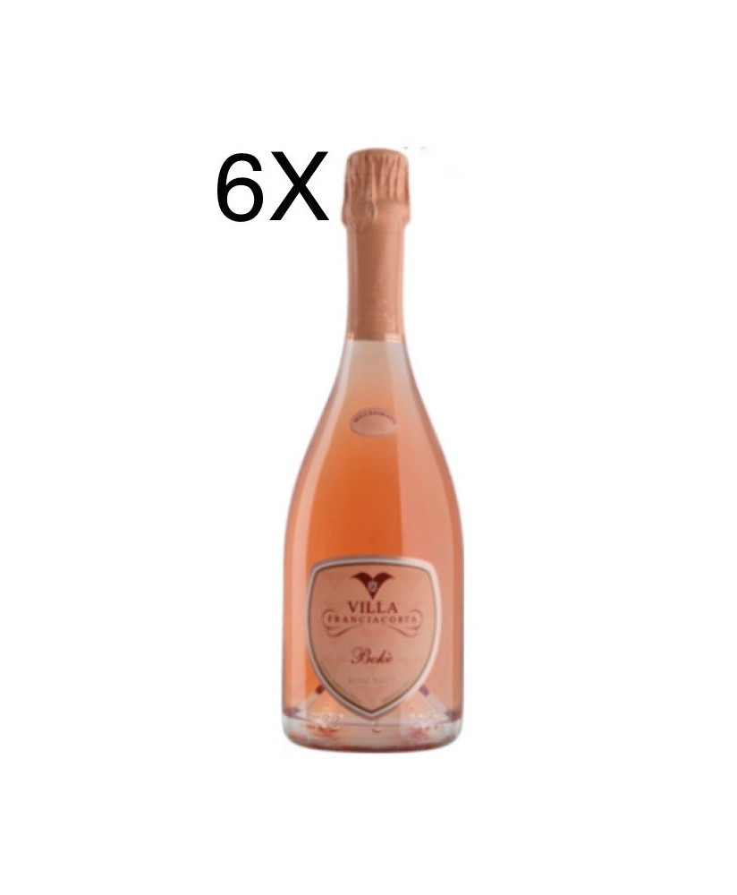 (6 BOTTLES) Villa - Bokè Rosé Brut - Millesimato 2019 - Franciacorta - 75cl