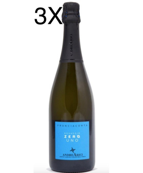 (3 BOTTIGLIE) Andrea Arici - Dosaggio Zero - "Zero Uno" - Franciacorta DOCG - Colline della Stella - 75cl