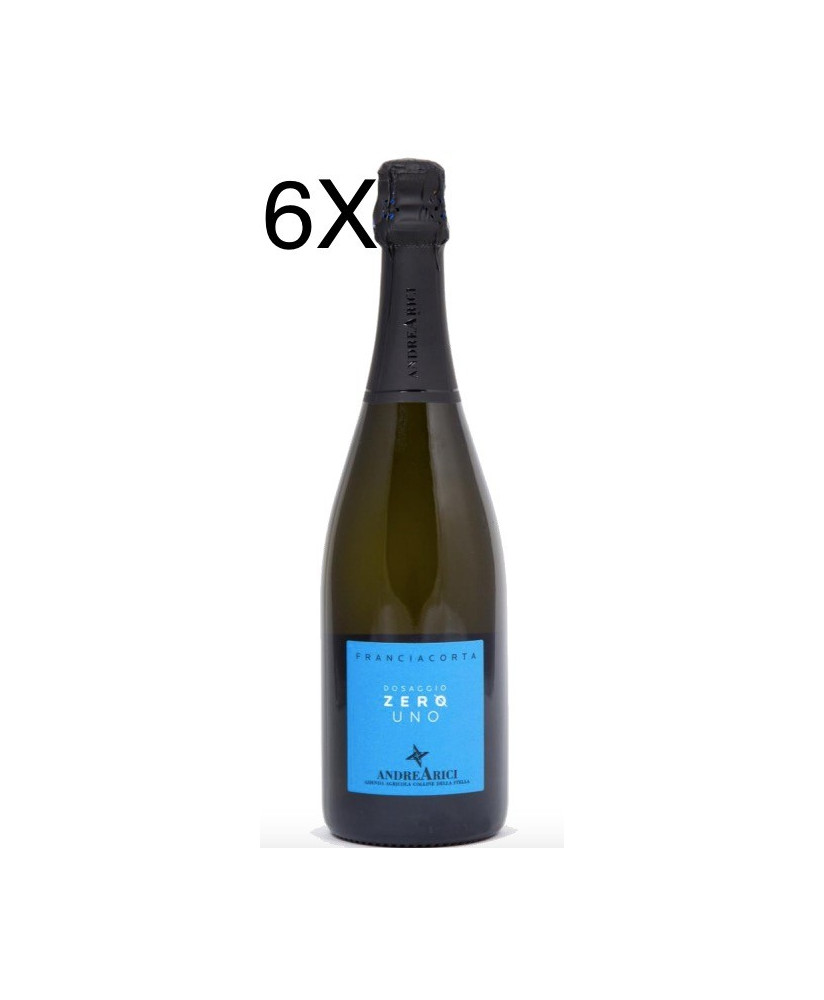 (6 BOTTLES) Andrea Arici - Dosaggio Zero - "Zero Uno" - Franciacorta DOCG - Colline della Stella - 75cl