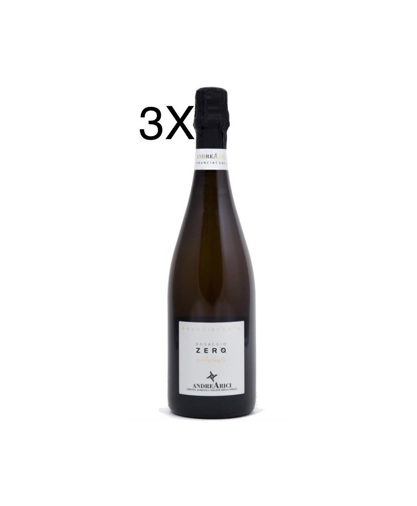 (3 BOTTLES) Andrea Arici - Dosaggio Zero Millesimato 2018 - Franciacorta DOCG - Colline della Stella - 75cl