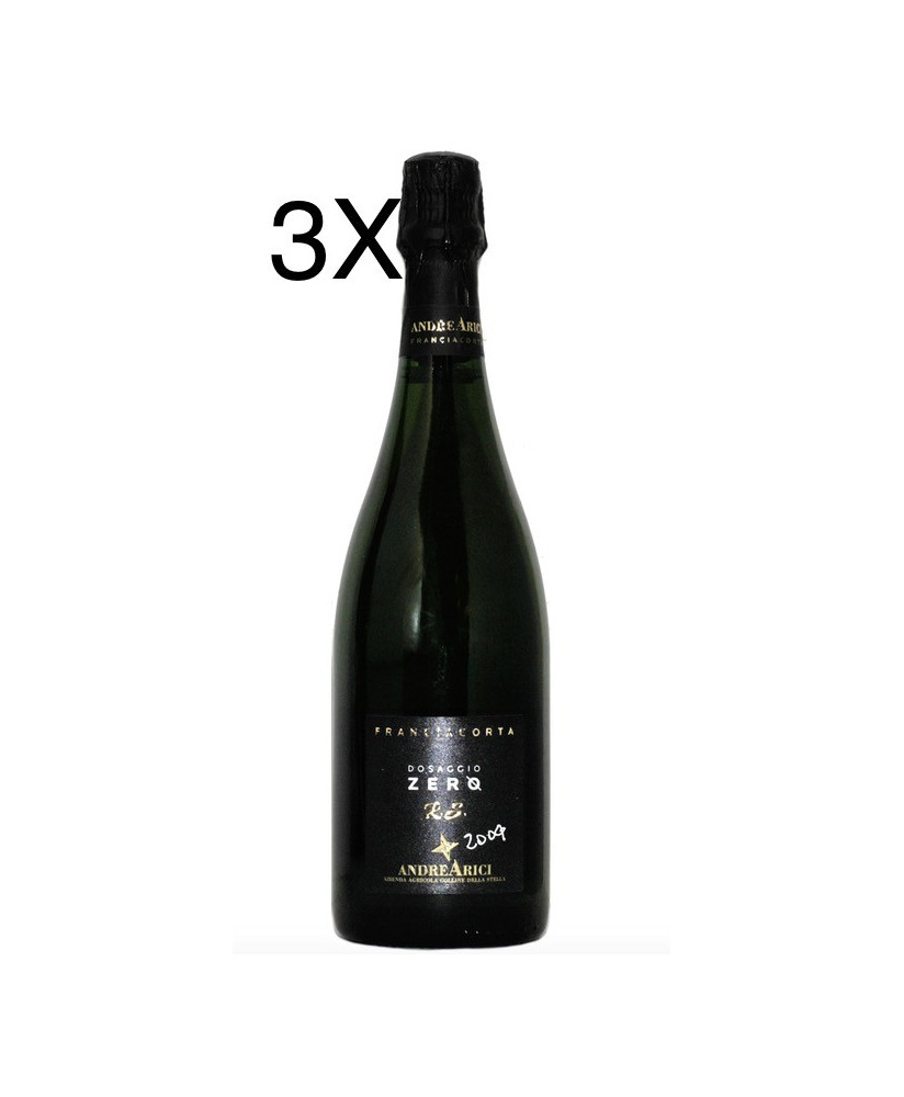 (3 BOTTIGLIE) Andrea Arici - Dosaggio Zero Riserva 2004 - Franciacorta DOCG - Colline della Stella - 75cl