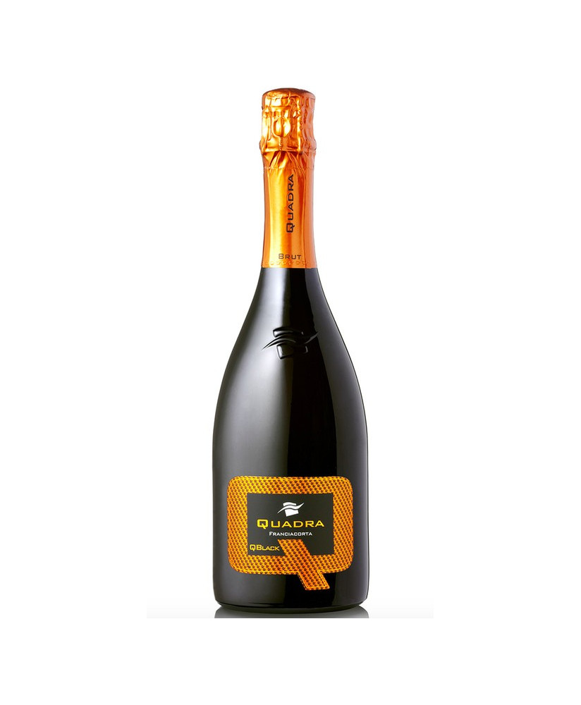 Online shop italian Franciacorta Quadra Qblack Brut. Online sale at the best quality sparkling wine
