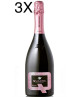 (3 BOTTLES) Quadra - QRosé Brut - Millesimato 2016 - Franciacorta DOCG - 75cl