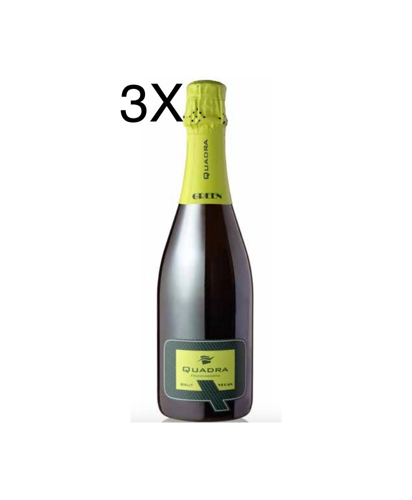 (3 BOTTLES) Quadra - Brut Green Vegan - Franciacorta DOCG - 75cl