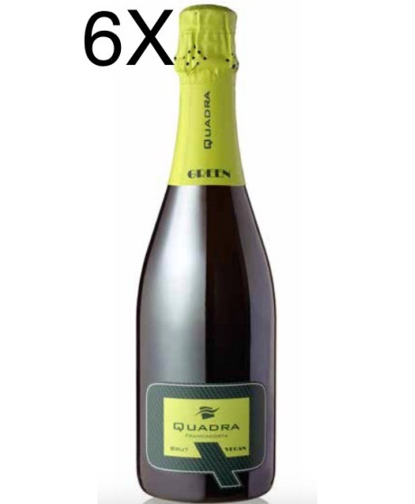 (6 BOTTLES) Quadra - Brut Green Vegan - Franciacorta DOCG - 75cl