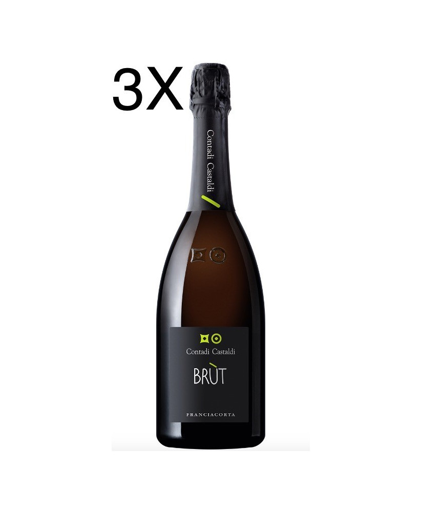 (3 BOTTIGLIE) Contadi Castaldi - Brut - Franciacorta - 75cl