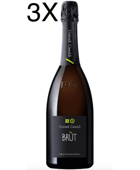 (3 BOTTIGLIE) Contadi Castaldi - Brut - Franciacorta - 75cl