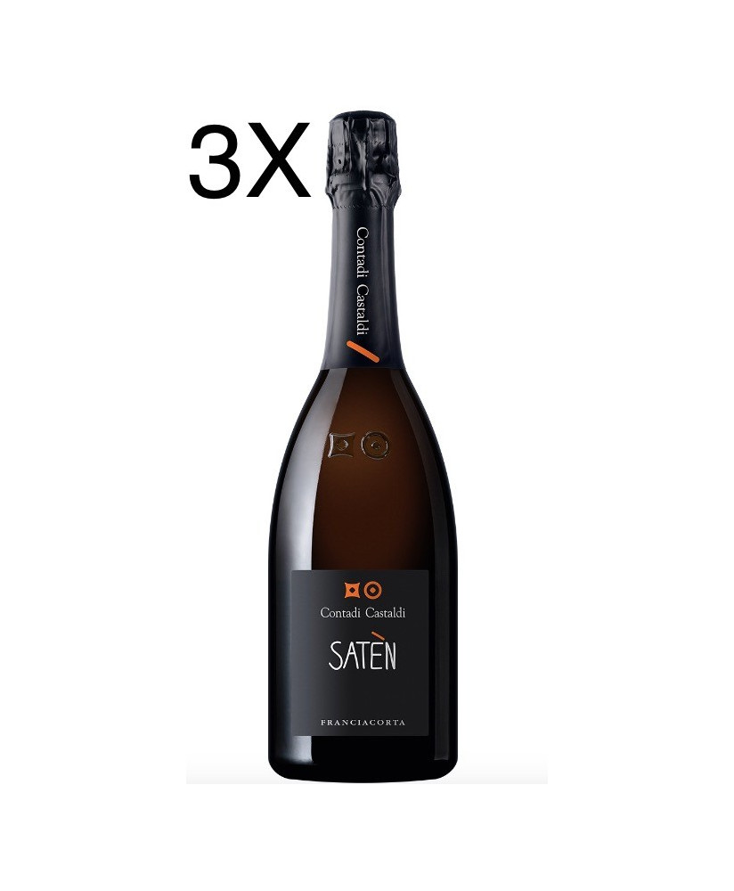 (3 BOTTIGLIE) Contadi Castaldi - Satèn 2019 - Franciacorta - 75cl