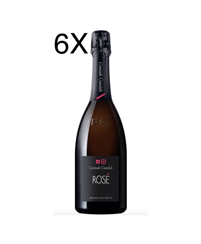 (6 BOTTIGLIE) Contadi Castaldi - Rosé - Franciacorta - 75cl