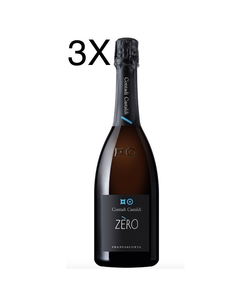 (3 BOTTIGLIE) Contadi Castaldi - Zero - Franciacorta 2018 - 75cl