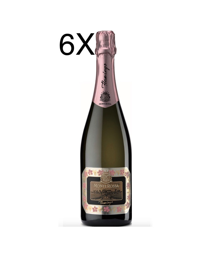 (6 BOTTLES) Monte Rossa - Flamingo Rosé Brut - Franciacorta - 75cl