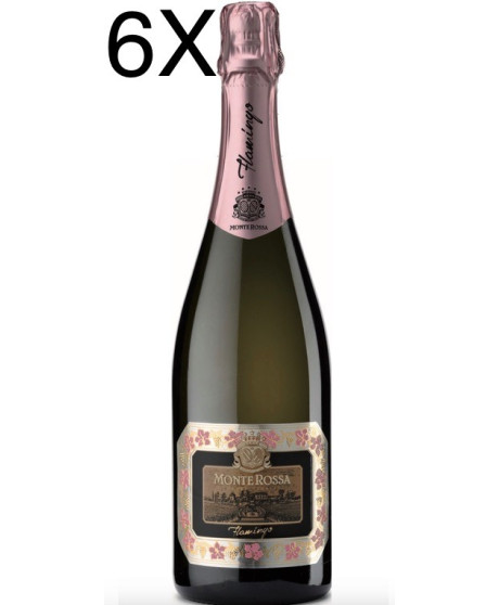 (6 BOTTLES) Monte Rossa - Flamingo Rosé Brut - Franciacorta - 75cl