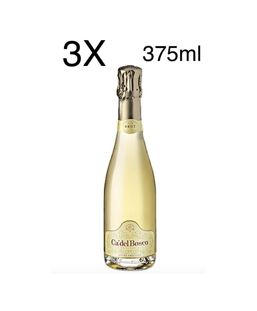 (3 BOTTLES) Ca' del Bosco - Cuvee Prestige - 375 ml - Franciacorta