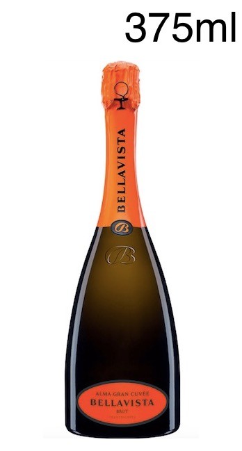 Sale Online Italian Bellavista Cuvee In Small Bottle 375ml Franciacorta Best Price Sparkling White Wine Not Dosed Buy On Line