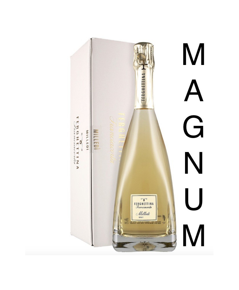 Ferghettina Milledì Brut Magnum - Franciacorta - Online sale Ferghettina bubbles wine - shop - square bottle sparkling wines