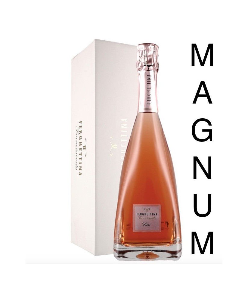 Ferghettina Milledì Rose magnum - Franciacorta - Online sale bubbles wine - shop - square bottle exclusive sparkling wines