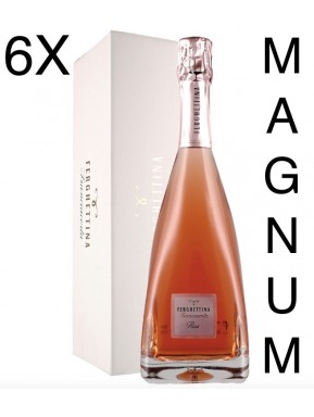 (6 BOTTIGLIE) Ferghettina - Milledi' Rose' 2020 - Magnum Astucciato - Franciacorta DOCG - 150cl