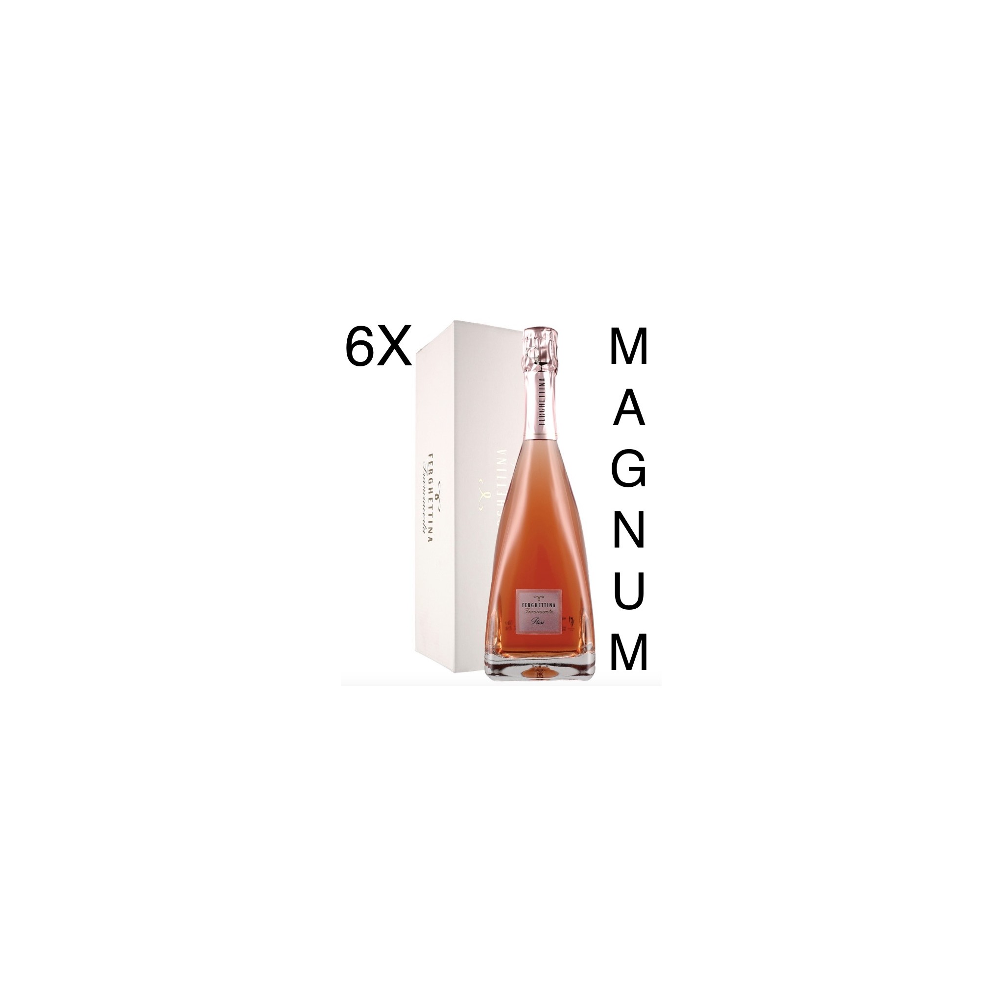 Ferghettina Milledi Rose Magnum Franciacorta Online Sale Bubbles Wine Shop Square Bottle Exclusive Sparkling Wines
