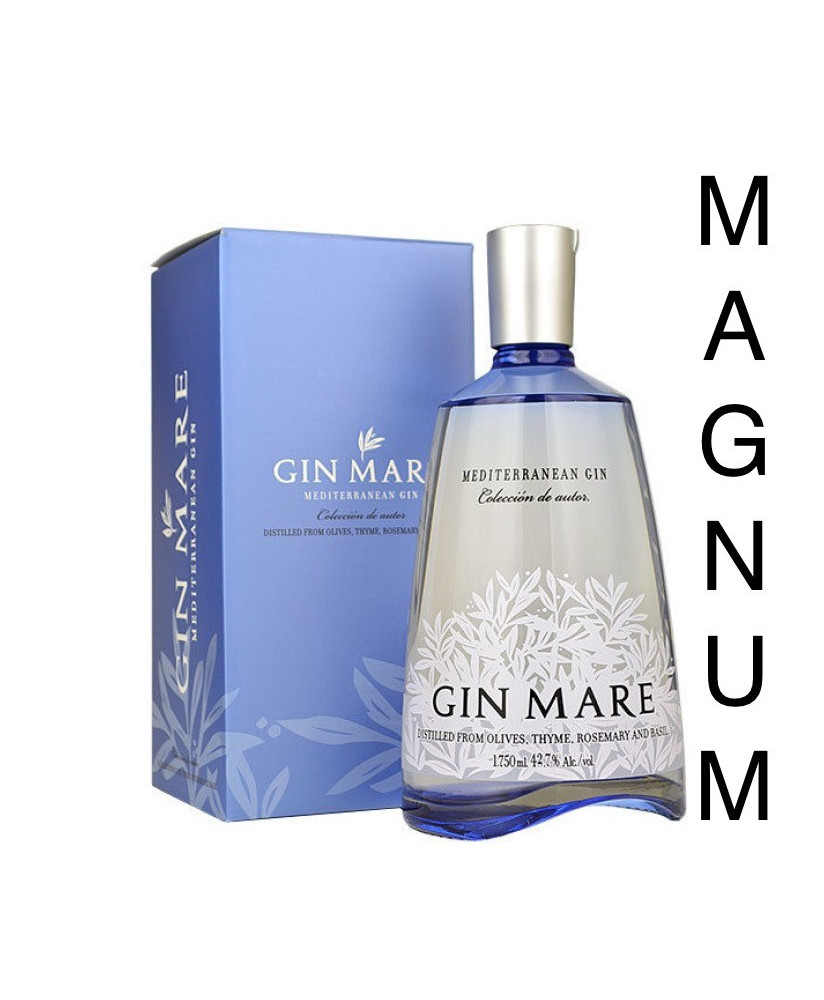 Gin Mare Magnum Vendita online, prodotto con l'utilizzo di ingredienti dei paesi bagnati dal mar Mediterraneo. Shop on line