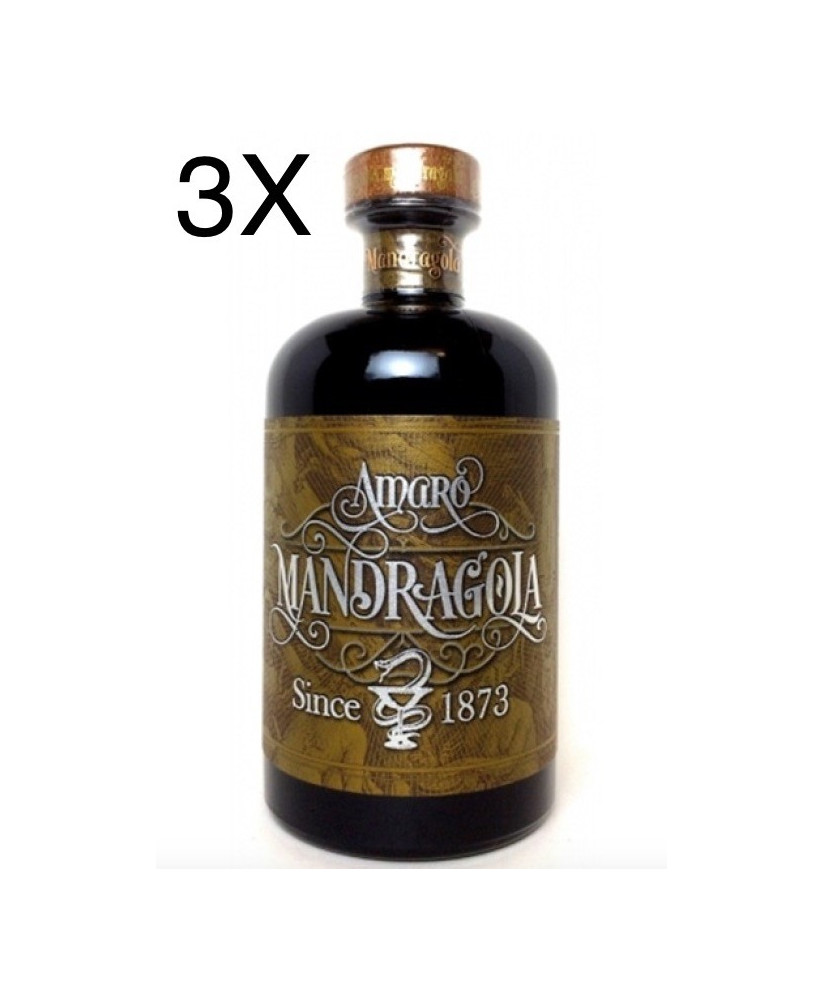 (3 BOTTLES) - Amaro Mandragola - 50cl