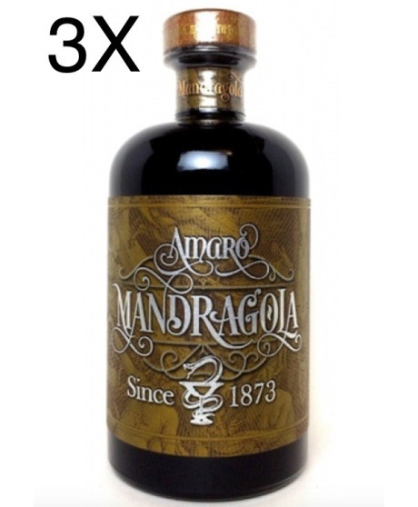 (3 BOTTLES) - Amaro Mandragola - 50cl