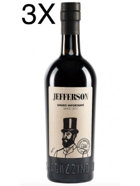 (3 BOTTLES) Amaro Importante Jefferson - Amaro - 70cl