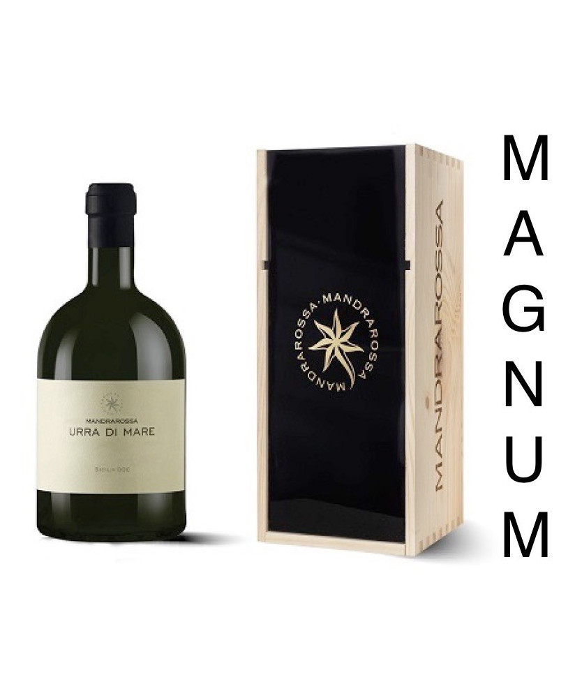 Vendita online e prezzi vini bianchi siciliani Mandrarossa Sauvignon Blanc Urra di Mare Sicilia DOC. miglior prezzo Magnum