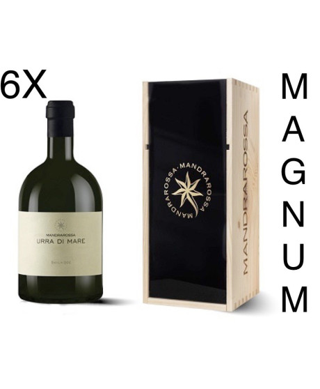 (6 BOTTIGLIE) Mandrarossa - Sauvignon Blanc 2020 - Urra di Mare Magnum - Astucciato - 150cl