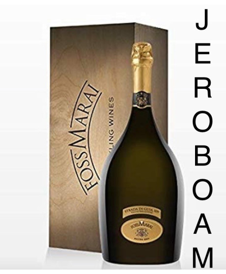 Foss Marai - Extra Dry - Strade di Guia 109 - DOCG - Jeroboam - WOOD GIFT BOX - 300cl