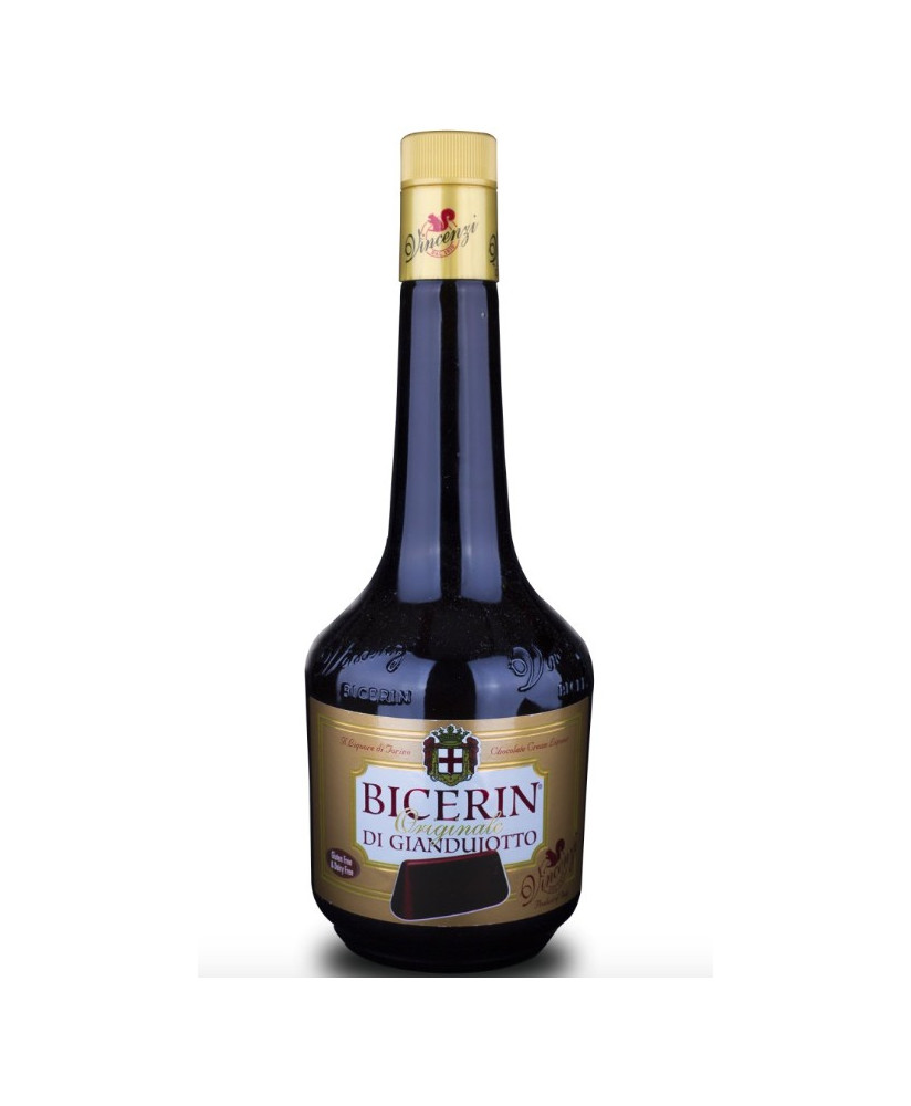 Vendita online Bicerin Vincenzi. miglior prezzo on-line liquore al gianduiotto Bicerin di Torino. Liquore al cioccolato