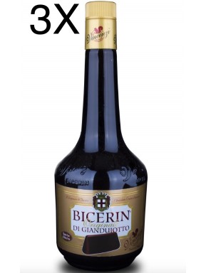 (3 BOTTLES) Vincenzi - Bicerin - Hazelnuts and chocolate liquor - 70cl