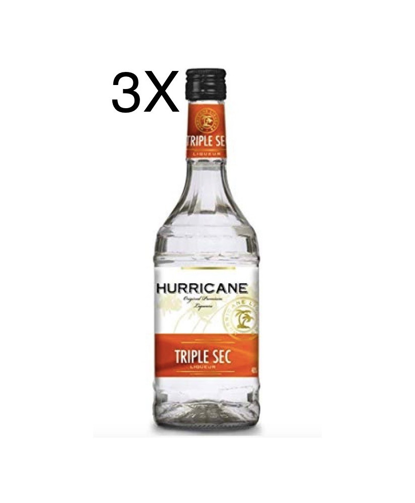 (3 BOTTIGLIE) Hurricane - Triple Sec - 70cl