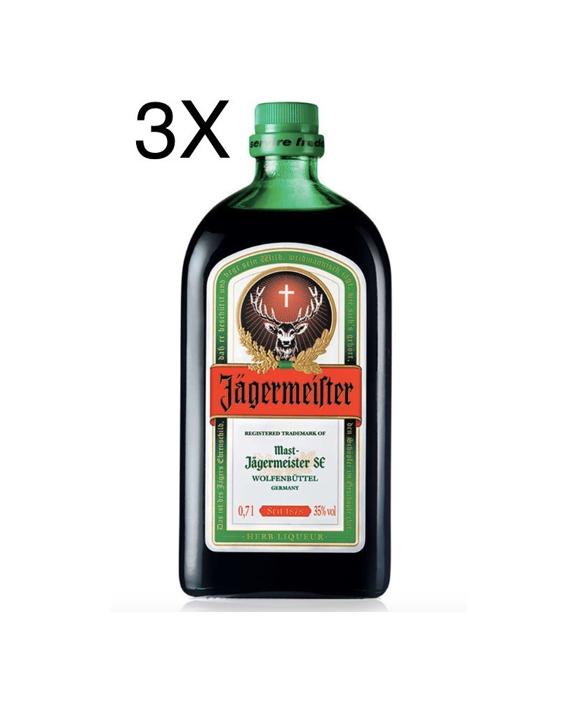 (3 BOTTIGLIE) Jägermeister - Amaro Jägermeister - 70cl