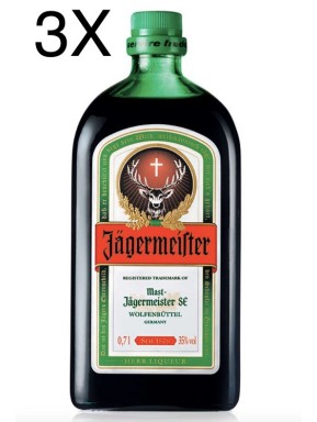 (3 BOTTLES) Jägermeister - 70cl