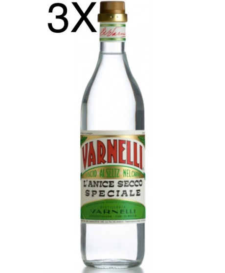 (3 BOTTLES) Varnelli - Anise - 70cl