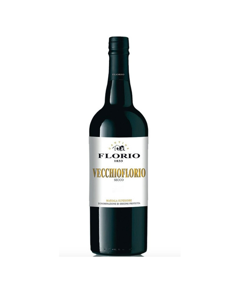 Vendita online Marsala Secco Florio. Enoteca online acquisti Marsala Secco Vecchio Florio, ottimo da dessert, frutta secca o con