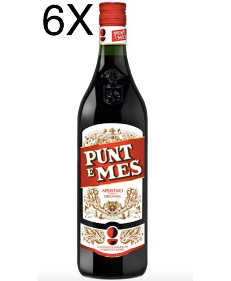 (6 BOTTLES) Carpano - Punt e Mes - Vermouth - 100cl