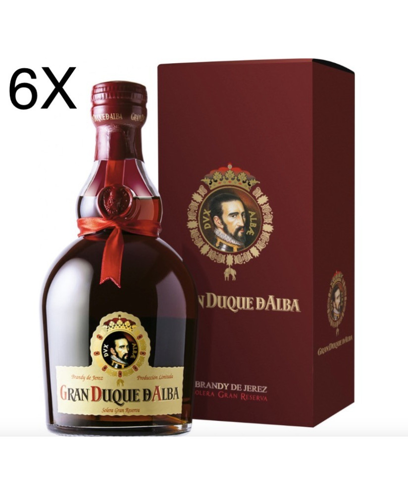 (6 BOTTIGLIE) Gran Duque d' Alba - Brandy De Jerez - Solera Gran Reserva - Astucciato - 70cl