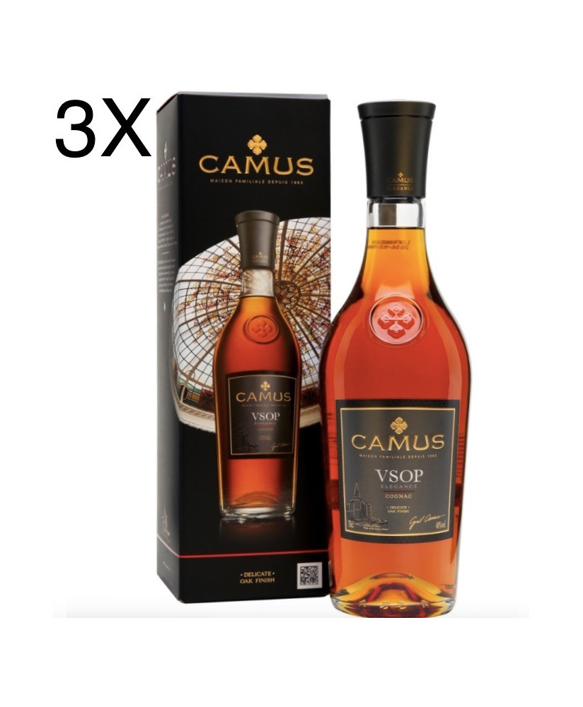 (3 BOTTIGLIE) Camus - VSOP - Cognac - Astucciato - 70cl