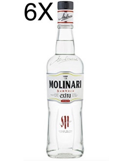 Vendita online Sambuca Molinari Extra - Liquore all'anice, perfetto da correggere il caffè o da bere liscio con ghiaccio. 
