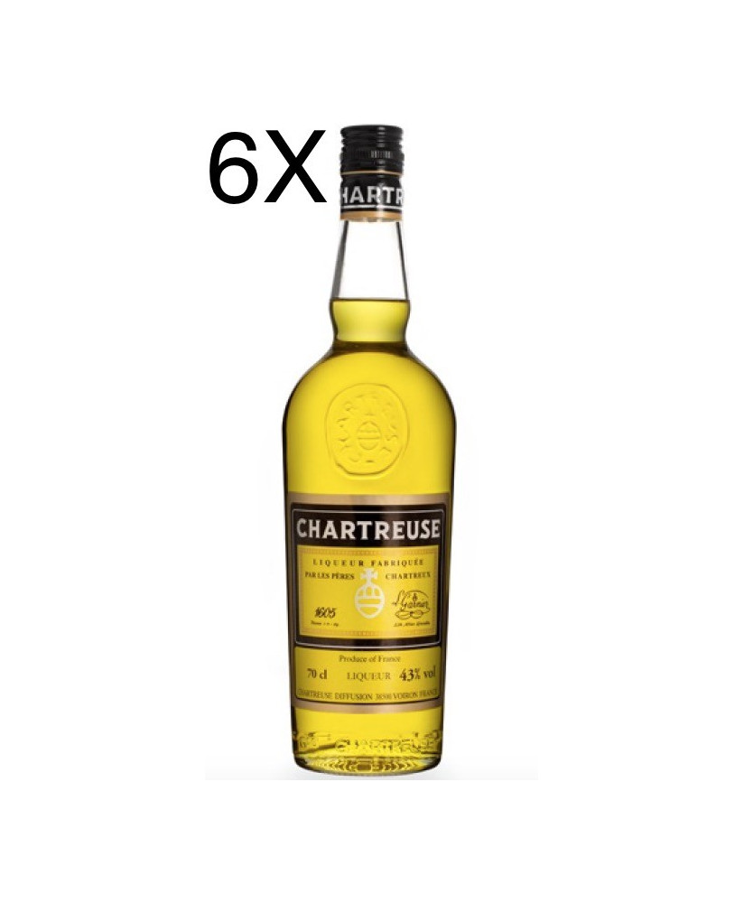 Vendita online Chartreuse Giallo Liquore Francese da cocktail di qualità. Miglior prezzo on-line Chartreuse Giallo