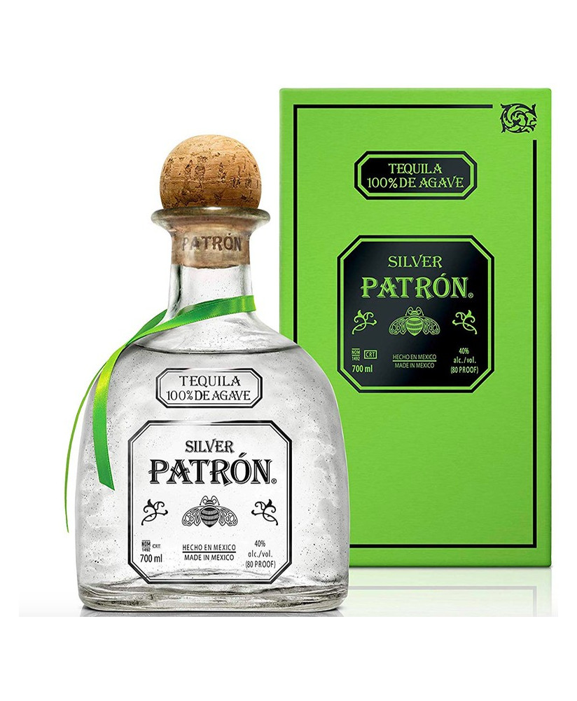 Patron Silver tequila - 1 Litro - Vendita online tequila bianca Patron - Prezzo scontato distillato di agave blu - Shop