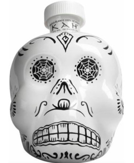 Vendita online tequila bottiglia a forma di teschio Kah. Shop on line tequila bianca Kah teschio